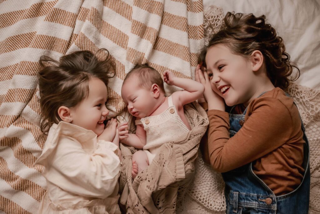 sibling newborn session