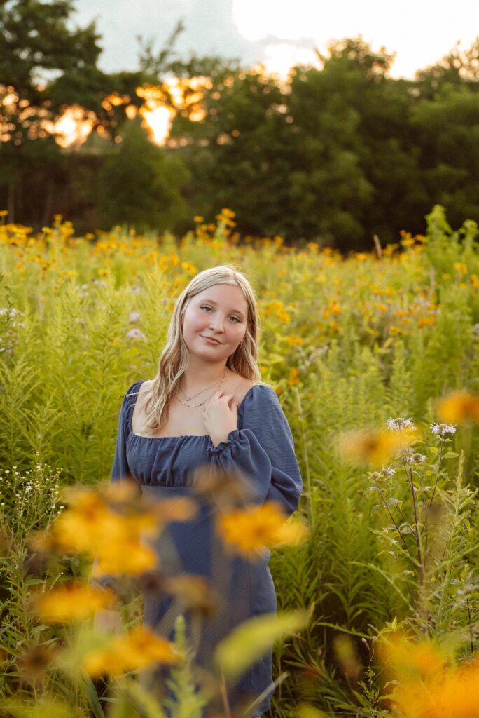 Senior Photos in Downtown Wooster and Secrest Arboretum