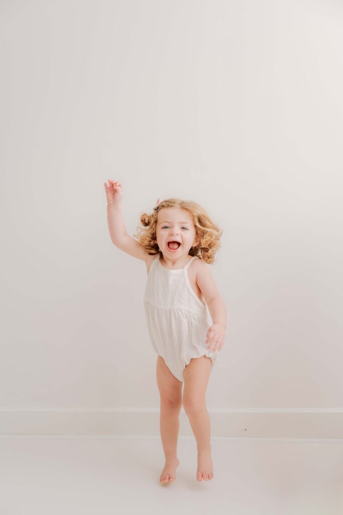 2 Year Old Milestone Session in Wooster, Ohio Studio