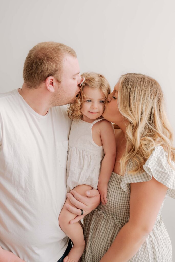 2 Year Old Milestone Session in Wooster, Ohio Studio