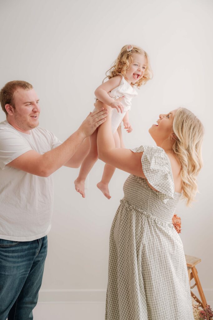 2 Year Old Milestone Session in Wooster, Ohio Studio
