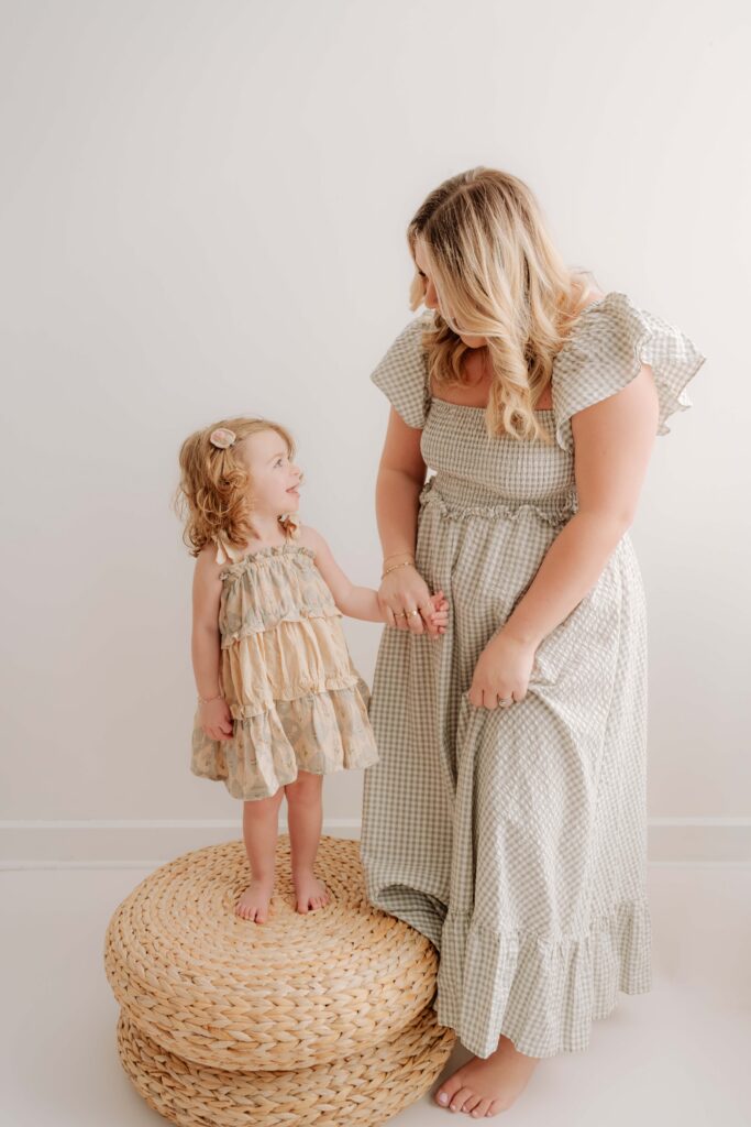 2 Year Old Milestone Session in Wooster, Ohio Studio